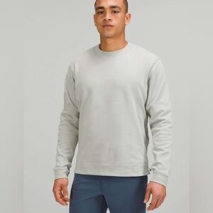 Lululemon French Terry Oversized Long Sleeve Crew Seal Grey or Vapor Large